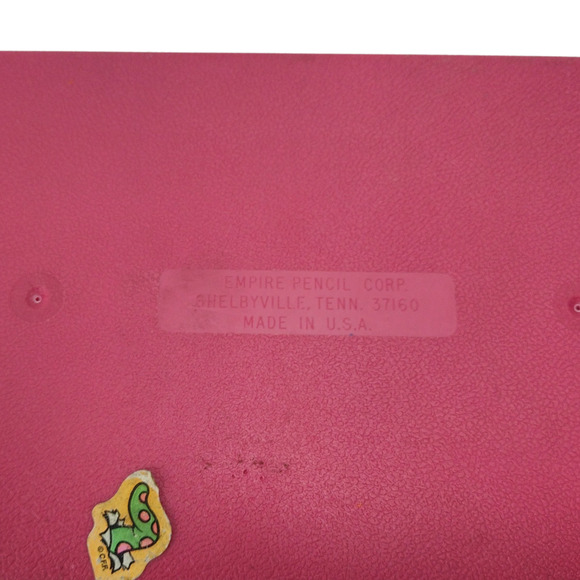 Empire Pencil Corp. Pink Box Y2K Vintage 2000's Plastic Storage Case - Picture 3 of 11